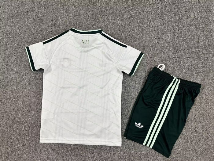 Youth Uniform Kids Kit 2026 Northern Ireland Away Soccer Jersey Shorts Child Football Set