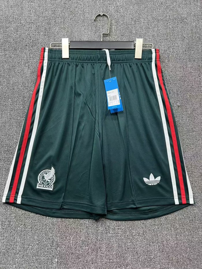 Fan Version 2026 Mexico Away Soccer Shorts Football Shorts