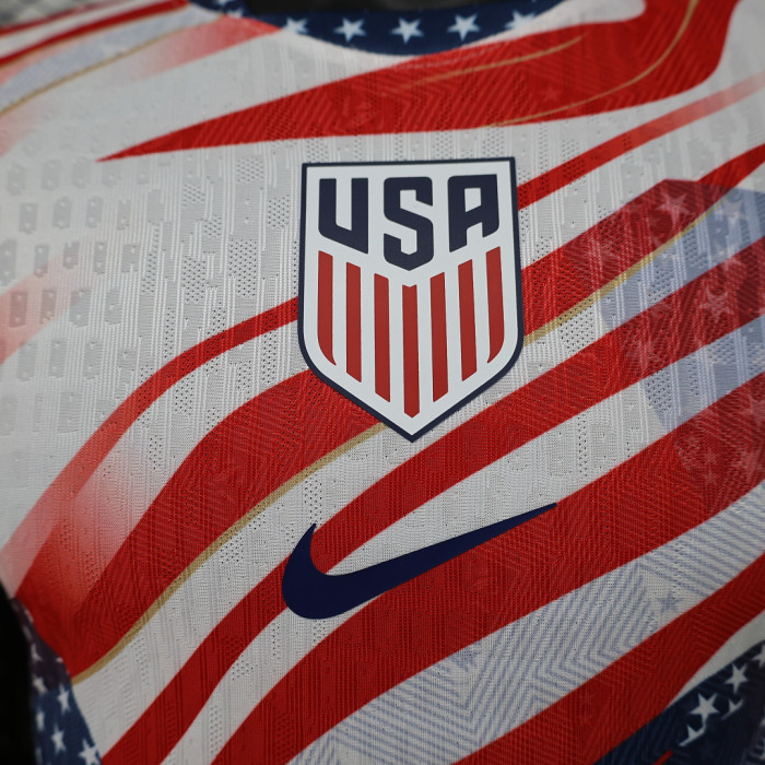 Player Version 2026 USA White/Red/Blue Soccer Jersey United States Football Shirt