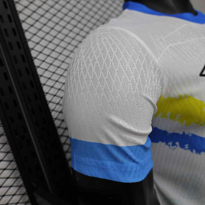 Player Version 2026 Congo White/Blue/Red/Yellow Soccer Jersey Football Shirt