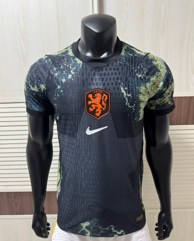 Player Version 2026 World Cup Netherlands Black Goalkeeper Soccer Jersey Holland Football Shirt
