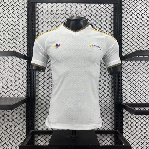 Player Version 2026 Venezuela Away White Soccer Jersey Football Shirt
