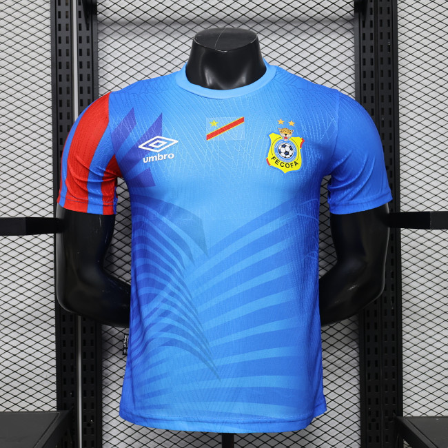 Player Version 2026 Congo Blue Soccer Jersey Football Shirt