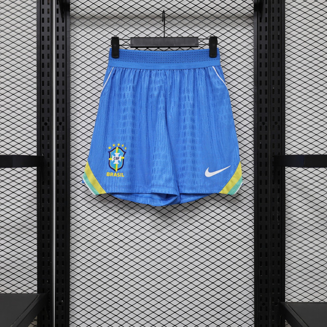 Player Version 2026 Brazil Home Soccer Shorts Brasil Football Shorts