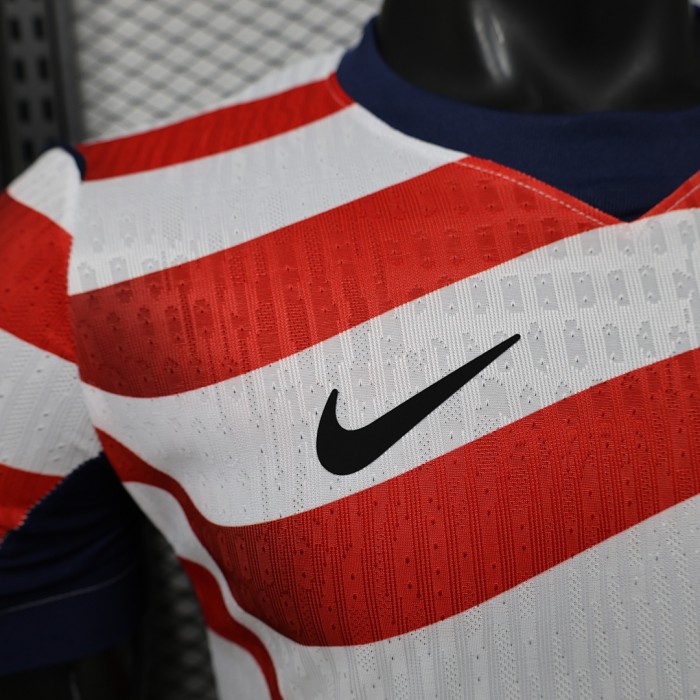 Player Version 2026 USA Home Red/White Soccer Jersey United States Football Shirt