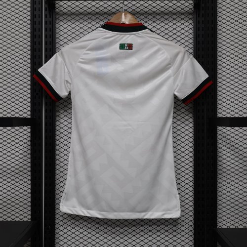 Women Fan Version 2026 Mexico Away White Soccer Jersey Girl Football Shirt