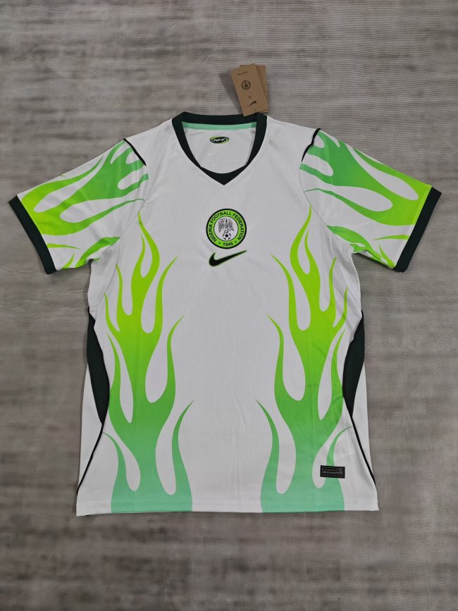 Fan Version 2026 Nigeria Away White Soccer Jersey Football Shirt