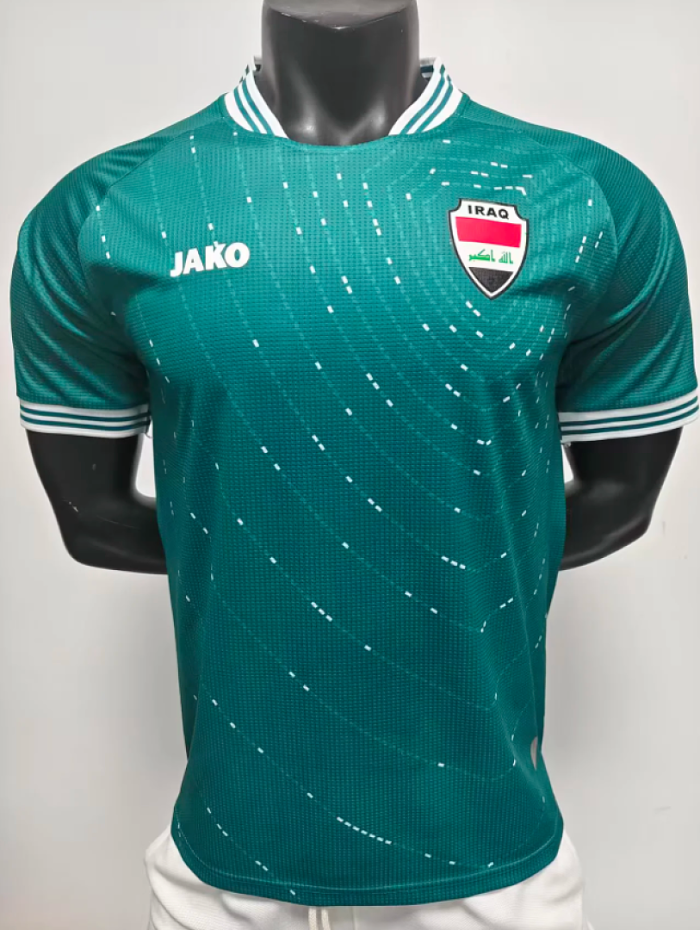 Fan Version 2026 Iraq Green Soccer Jersey Football Shirt