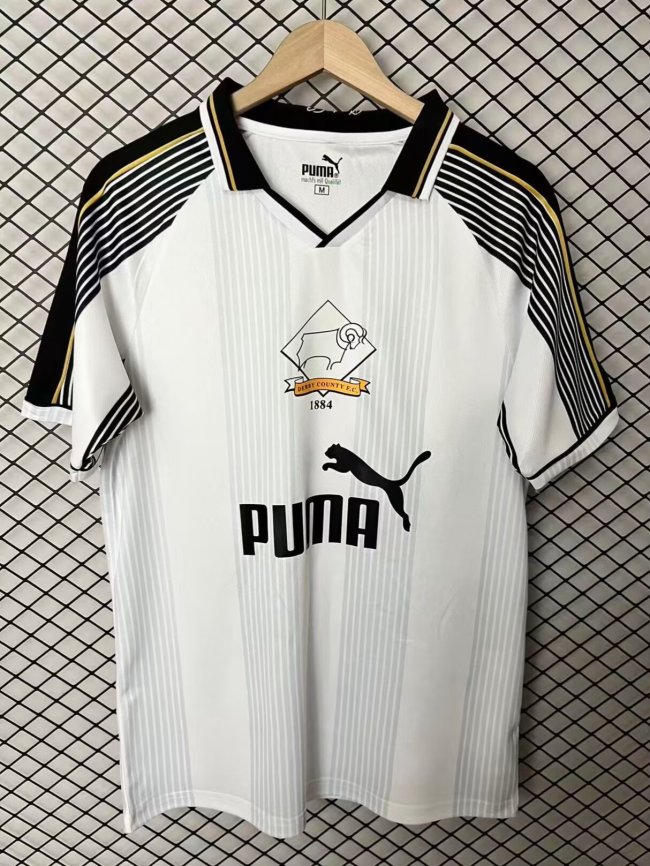 Retro Jersey 1995-1996 Derby County Home Soccer Jersey Football Shirt