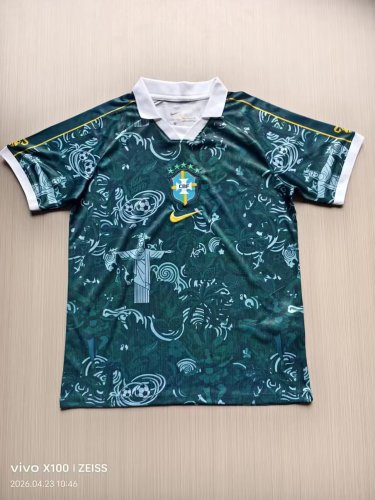 Fan Version 2026 Brazil Green Souvenir Soccer Jersey Brasil Camisetas de Futbol