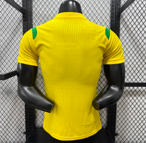 Player Version 2026 Brazil Yellow/Green Soccer Jersey Brasil Camisetas de Futbol