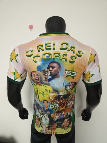 Player Version 2026 Brazil Colorful Soccer Jersey Brasil Camisetas de Futbol