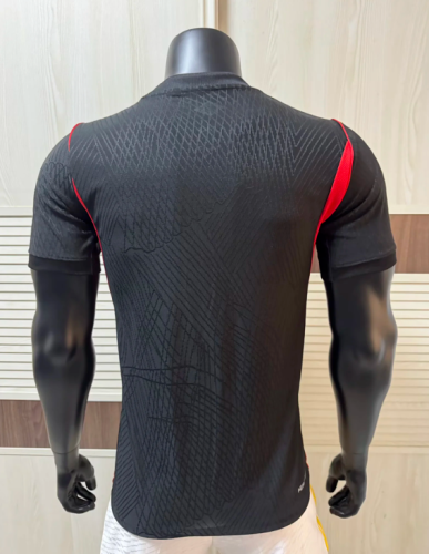 Player Version 2026 Brazil Black/Red Soccer Jersey Brasil Camisetas de Futbol