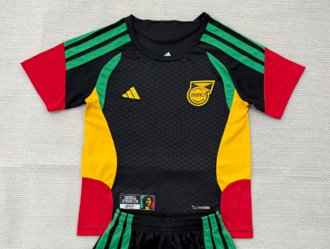 Fan Version 2026 Jamaica Black/Red/Yellow Soccer Training Jersey Football Shirt