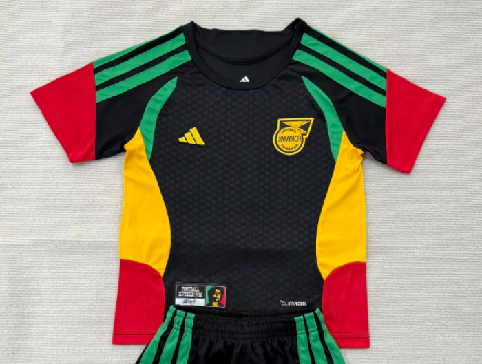 Fan Version 2026 Jamaica Black/Red/Yellow Soccer Training Jersey Football Shirt