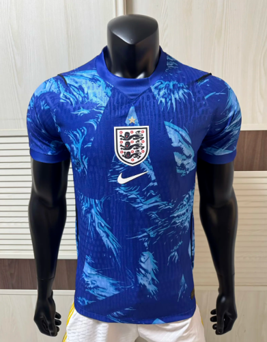 Player Version 2026 England Blue Goalkeeper Soccer Jersey Football Shirt