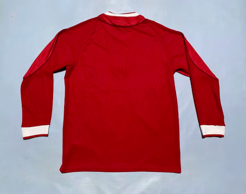 Long Sleeve Retro Jersey 2002-2004 Liverpool Home Soccer Jersey Vintage Football Shirt