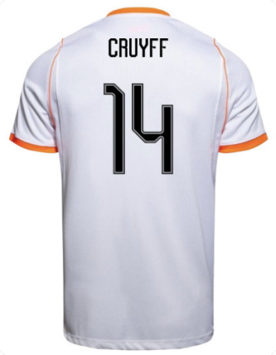 Player Version 2026 Netherlands Cruyff 14 Away White Soccer Jersey Holland Football Shirt