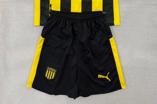 Fan Version 2026 Penarol Home Soccer Training Shorts Football Shorts