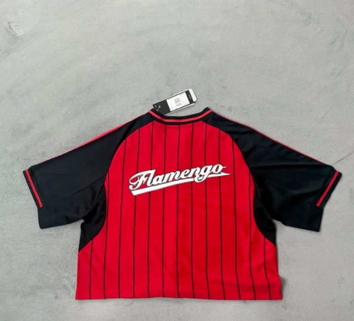 Women 2026 Flamengo MLB Crop Soccer Shirt Girl Football Jersey