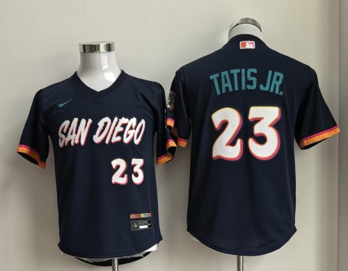 Youth Kids City Edition San Diego Padres TATIS JR. 23 MLB Jersey Child Cool Baseball Shirt