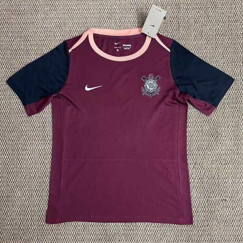 Fan Version 2026-2027 Corinthians Maroon Soccer Training Jersey Football Shirt