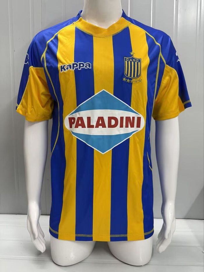 Retro Jersey 2006-2007 Club Atlético Rosario Central Home Soccer Jersey Vintage Football Shirt