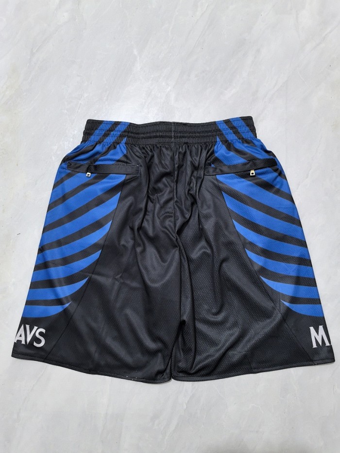 with Pocket 2026 City Edition Dallas Mavericks Black NBA Shorts Basketball Shorts