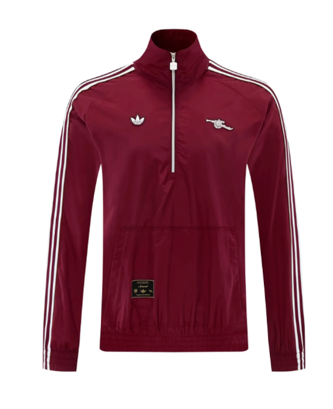 2026-2027 Arsenal Half-zipper Soccer Windbreaker Jacket Espana Football Jacket