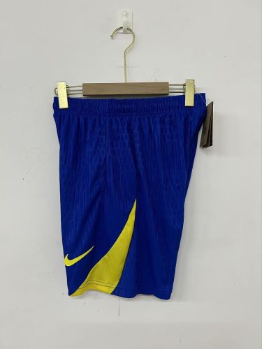 Fan Version 2026-2027 Barcelona Blue/Yellow Soccer Training Shorts Football Shorts