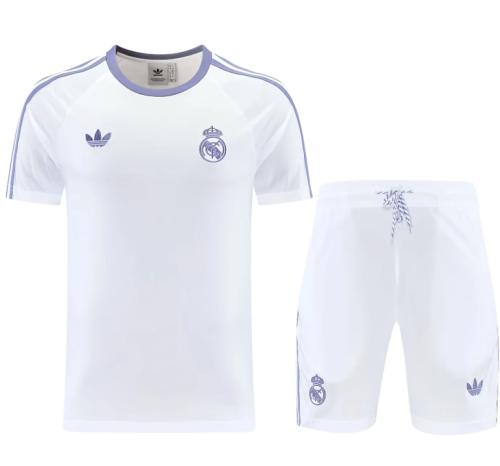 Adult Uniform 2026-2027 Real Madrid white originals Soccer Training Jersey and Shorts Football Kits