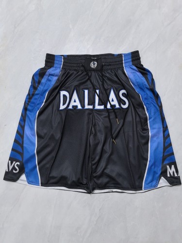 with Pocket 2026 City Edition Dallas Mavericks Black NBA Shorts Basketball Shorts