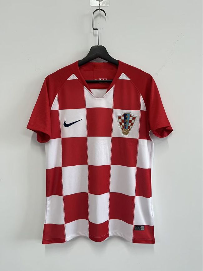 Retro Jersey 2018 Croatia Home Soccer Jersey Vintage Football Shirt