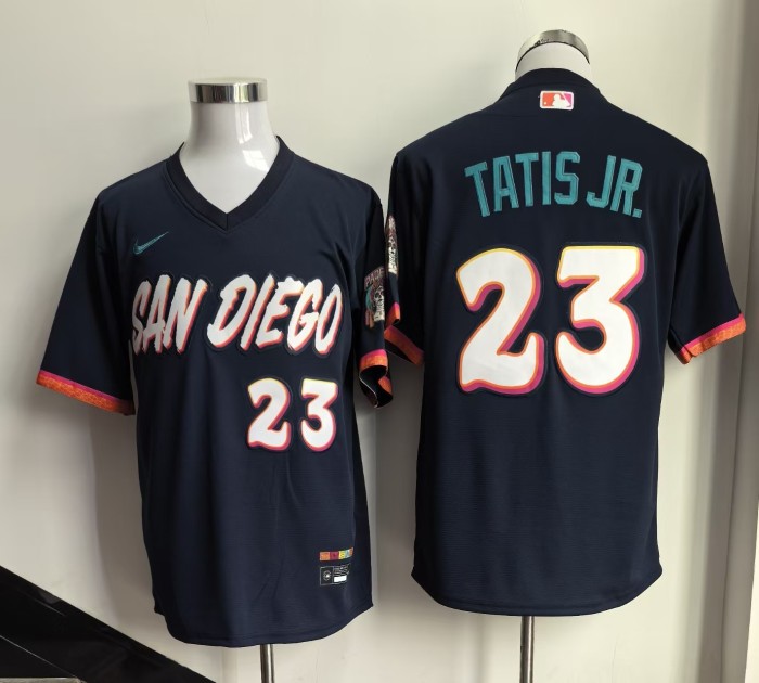 City Edition San Diego Padres 23 TATIS JR. MLB Jersey Cool Baseball Shirt