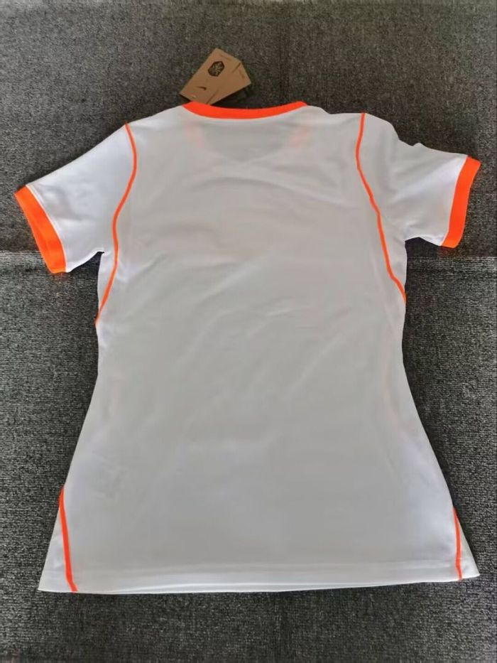 Women 2026 Netherlands Away White Soccer Jersey Girl Holland Football Shirt