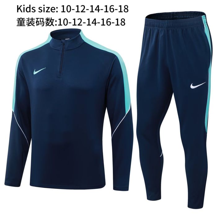 Youth 2612 Model Soccer Training Sweater and Pants Child Football Kit