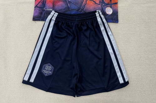 Fan Version 2026 Houston Dynamo Away Soccer Shorts Football Shorts
