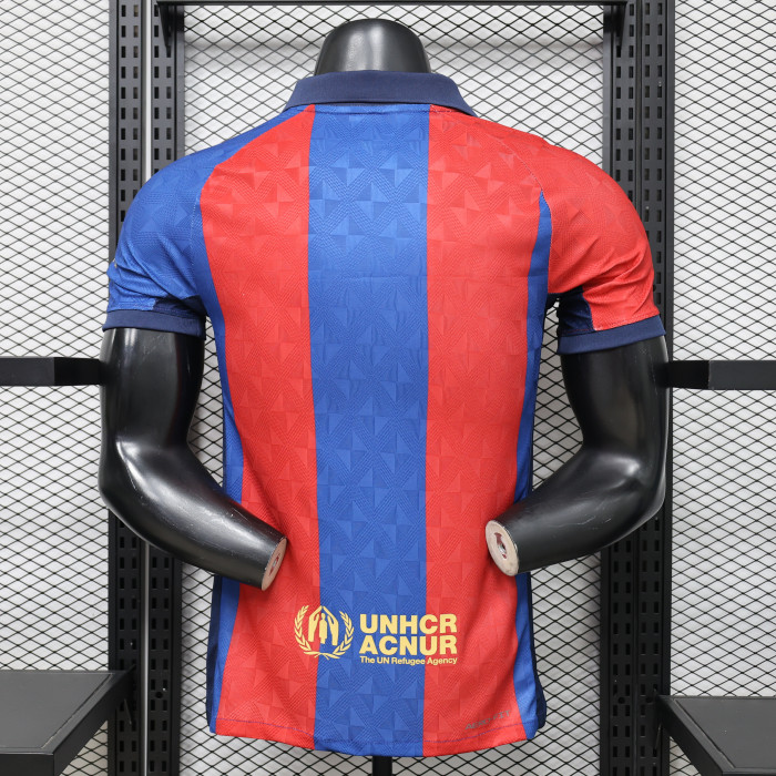 Barca Camisetas de Futbol Player Version 2026-2027 Barcelona Red/Blue Retro Model Soccer Jersey