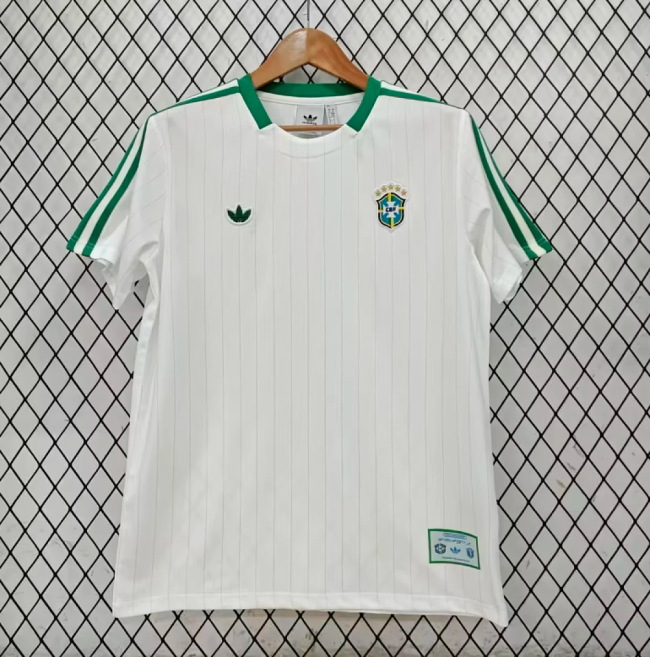 Fan Version 2026 Brazil White Icon Soccer Jersey Brasil Camisetas de Futbol