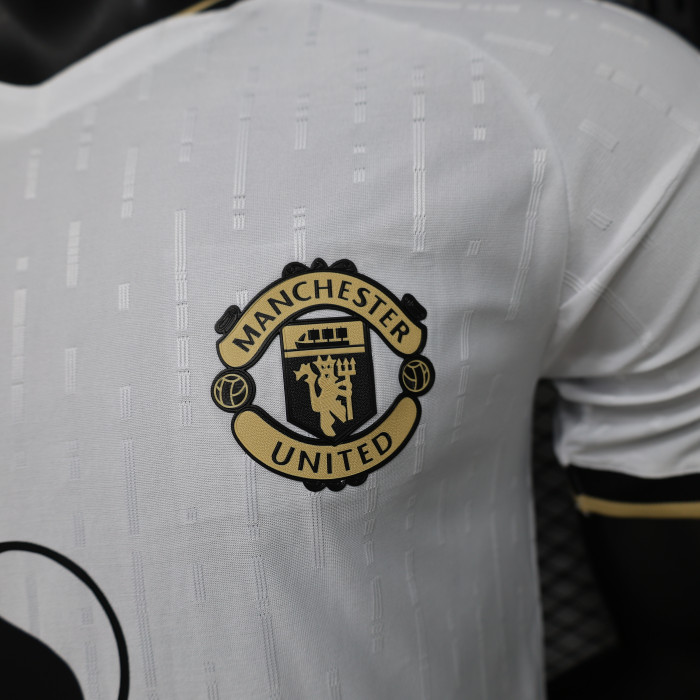 Player Version 2026-2027 Manchester United White Special Edition Soccer Jersey Football Shirt