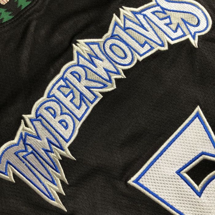 Retro Minnesota Timberwolves EDWARDS 5 Black NBA Jersey Basketball Shirt