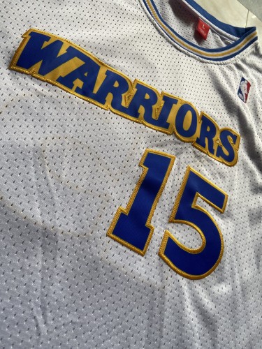 Mitchell&ness 1992-93 Golen State Warriors SPREWELL 15 White NBA Jersey Basketball Shirt