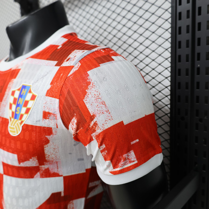 Player Version 2026 Croatia Red/White Soccer Jersey Football Shirt