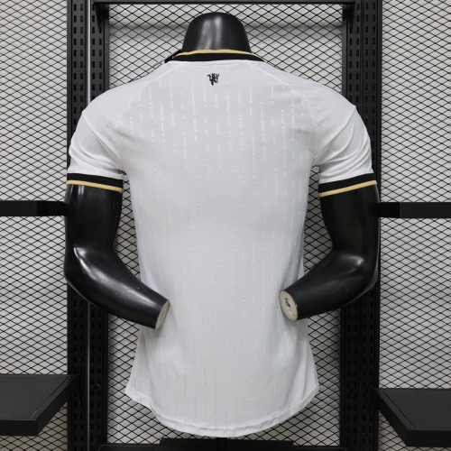 Player Version 2026-2027 Manchester United White Special Edition Soccer Jersey Football Shirt