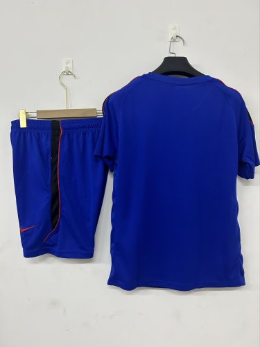 Adult Uniform 2026-2027 Norway Blue Soccer Training Jersey and Shorts Football Kits