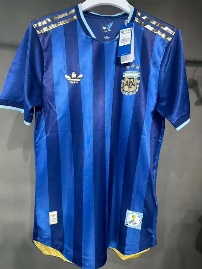 Player Version 2026 Argentina Blue Maradona Version Soccer Jersey Camisetas de Futbol