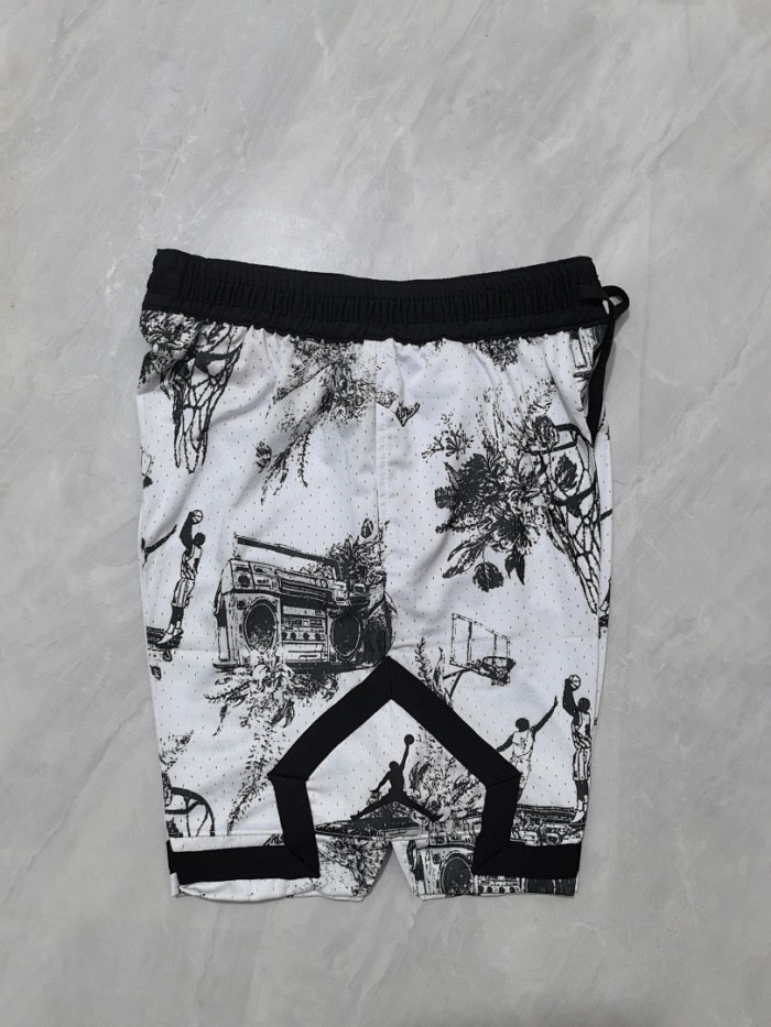 Jordan B-35 Black/White NBA Shorts Basketball Shorts