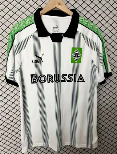 Fans Version 2026-2027 VfL Borussia Mönchengladbach Men's KING White Soccer Jersey Football Shirt