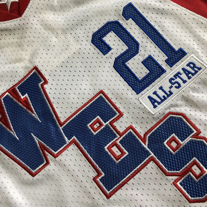 All Stars GARNETT White/Red 8 NBA Jersey Basketball Shirt