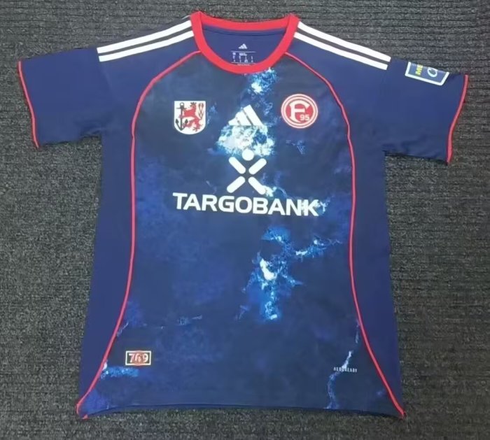 Fan Version 2026-2027 Fortuna Düsseldorf Blue Soccer Jersey Football Shirt